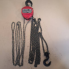 Таль ланцюгова 2 т, ланцюг 3 м пр-во INTERTOOL GT1407