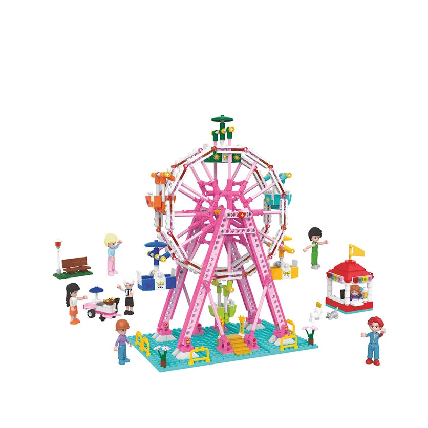 Дитячий mebelime Конструктор mebelime "Парк розваг" Bambi KB 135 798 деталей, фото 1