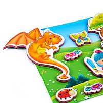 Магніітна гра mebelime mebelime для діітей Принцеса іі лицар RK2060-01, фото 2