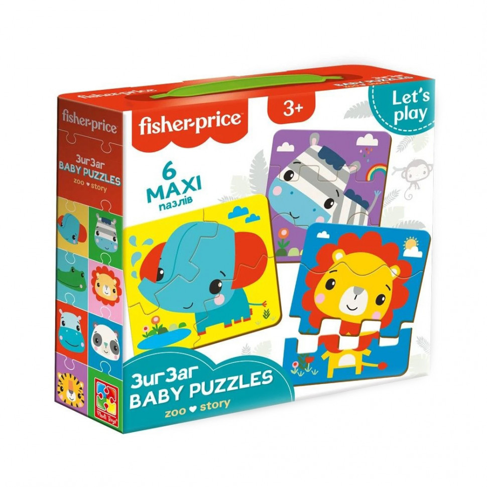 Дитячі mebelimeі пазли Baby puzzle. ZooVT1722-07, фото 1