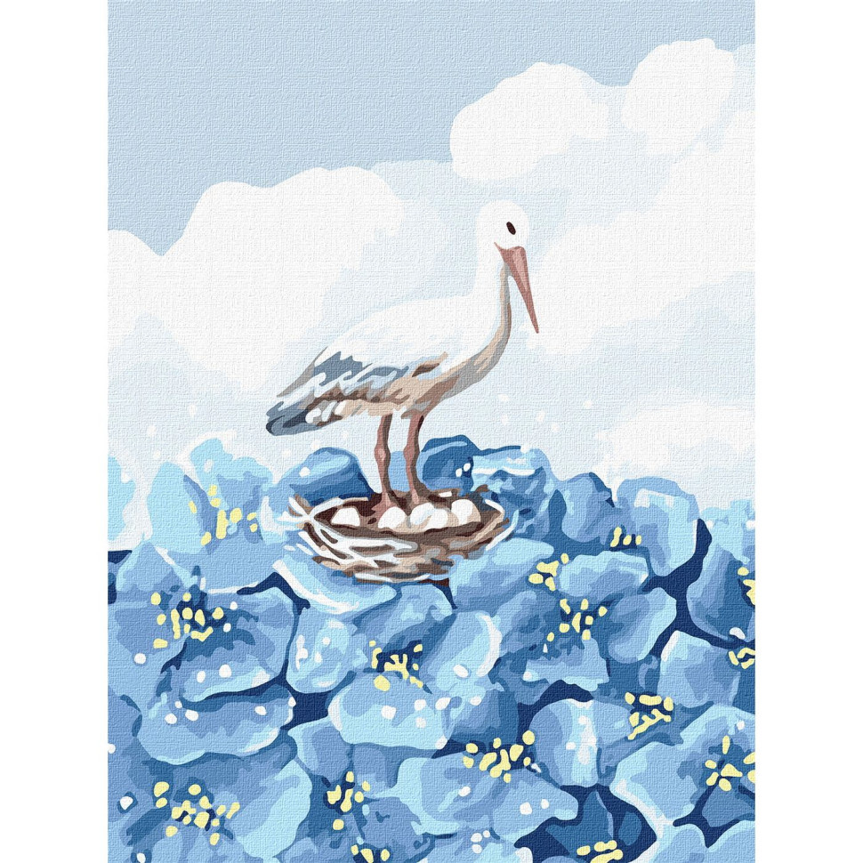 Картина за номерами "Квітуча долина" ©fairyhouses_jv Ідейка KHO4471 30х40 см, фото 1