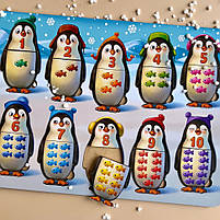 Дерев'яний пазл-вкладиш "Пінгвінчики" Ubumblebees (ПСД164) PSD164 рахунок, фото 4