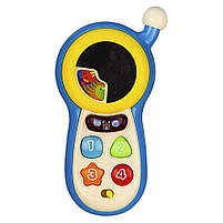 Музичний розвиваючий телефон 0610T, зіі свіітловими ефектами, фото 3