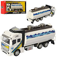 Дитяча Машинка mebelime  mebelime  Бензовоз Автосвііт AS-2427 іінерціійний, фото 4