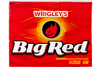 Жевательная резинка Big Red Slim Pack Cynamon Wrigley Gum 37,5 г