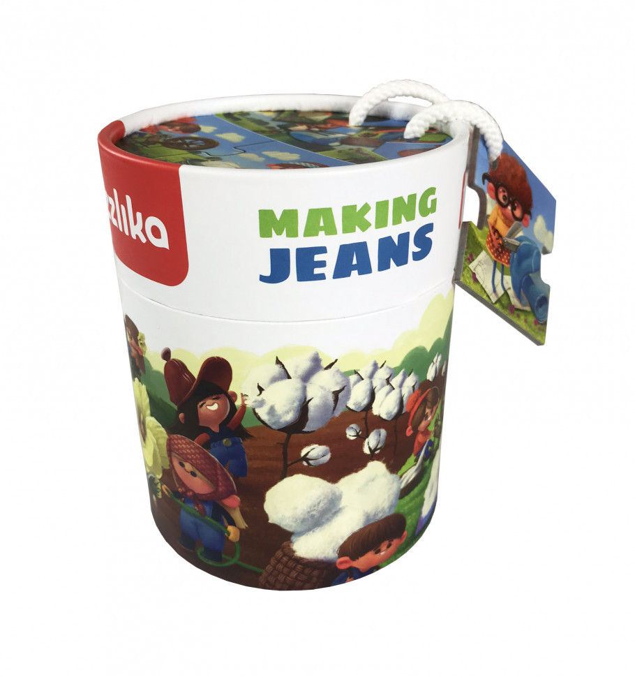 Дитячі mebelimeі пазли Робимо джинси 14231, 15 деталей, фото 1