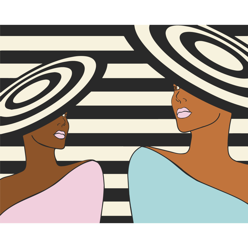 Картина за номерами mebelime "Лінії Моди" Art Craft 10393-AC 40х50 см, фото 1