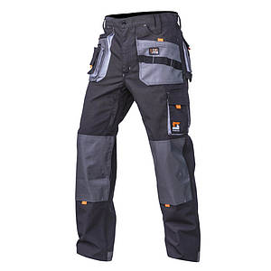 Штани робочі STEELUZ, темно-сірий/сірий, тк.canvas (65%п/е+35%х/б)