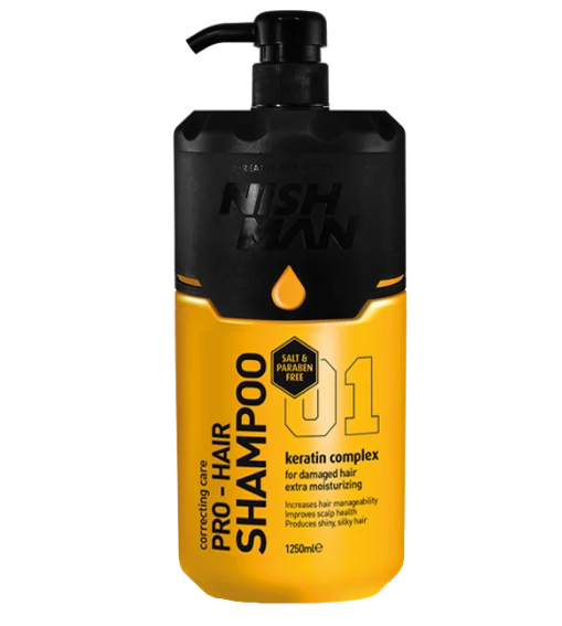 Шампунь Nishman Shampoo Pro Keratin з кератином, 1,25 л