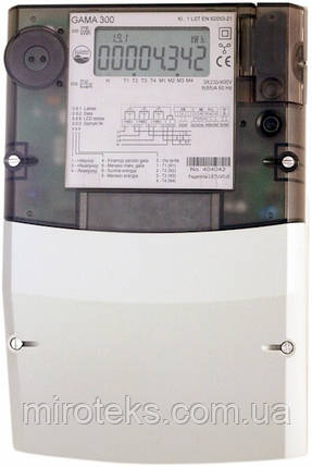 Лічильник електроенергії GAMA 300 G3B трифазний, кл. т. 1.0 ☎044-33-44-274 📧miroteks.info@gmail.com, фото 1