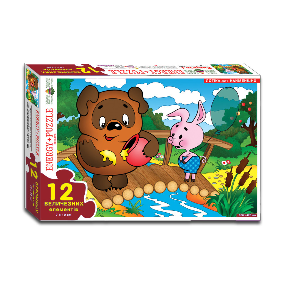 Гра mebelime -пазл "Вінні-Пух" Упаковка: коробка 86102 12 ел, фото 1