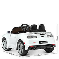 Дитячий mebelime електромобіль Bambi M 5669EBLR-1 Chevrolet до 25 кг, фото 5