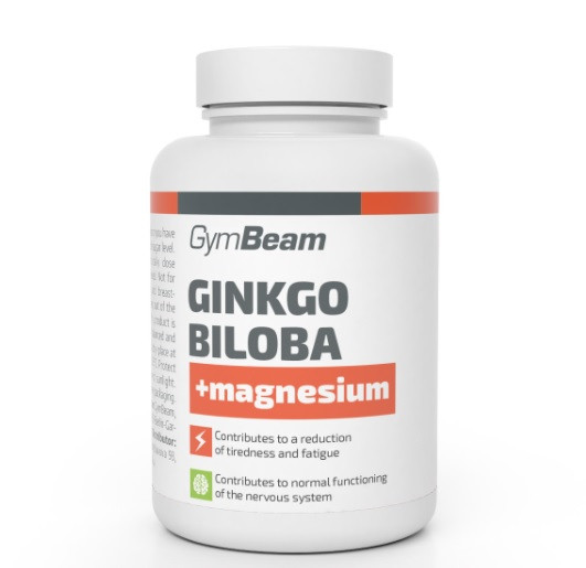 Гінкго Білоба + Магній GymBeam - Ginkgo Biloba + Magnesium - 90 капс