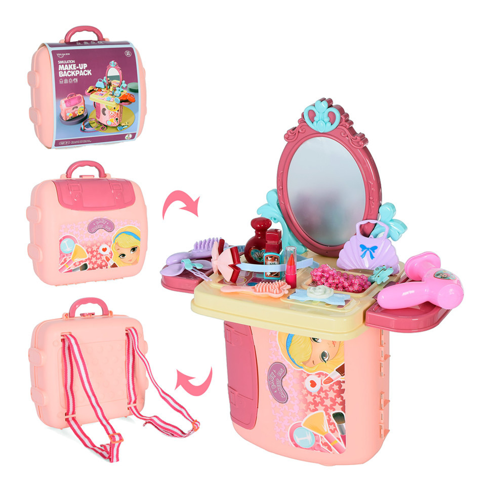 Ігровий набір mebelime "Трюмо" YouJiaxin 678-128A Сумка-рюкзак, фото 1