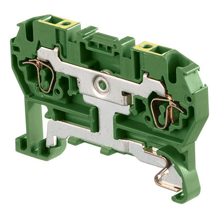 Клема ABB D2,5/5.P.2L пруж. 2.5мм. земля (1SNA290029R0700)