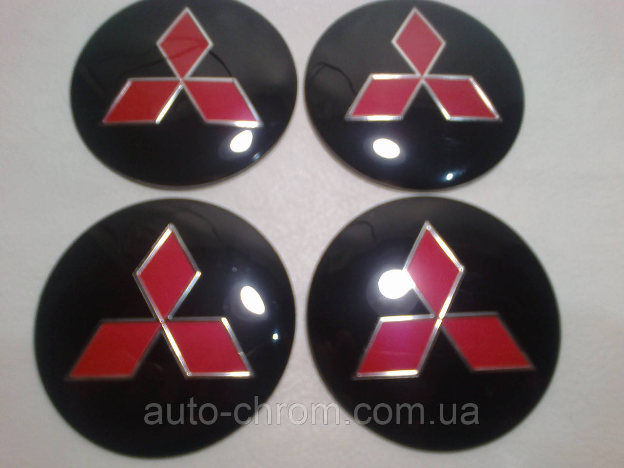 Наклейка опукла на ковпачок диска Mitsubishi 56 мм