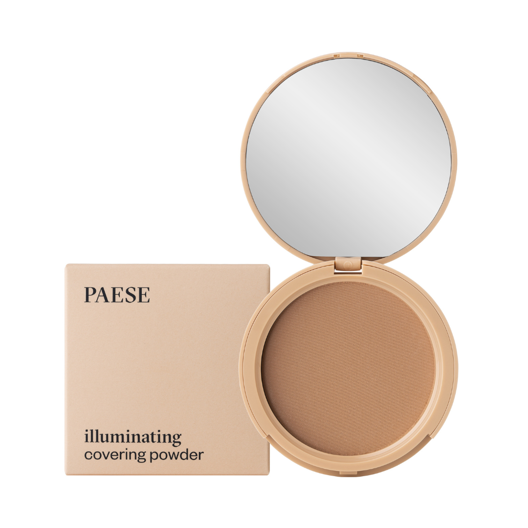 Компактна пудра Світловідбивна Pressed Powder Illuminating Paese 9g (4C) tanned