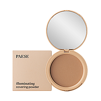 Компактная пудра Светоотражающая Pressed Powder Illuminating Paese 9g (4C) tanned