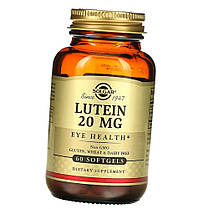 Лютеїн Solgar Lutein 20 mg Softgels (60 капс), фото 4