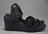 Crocs Leigh Wedge босоножки сандалии кроксы женские. Оригинал. W8/38 р./24.5 см.