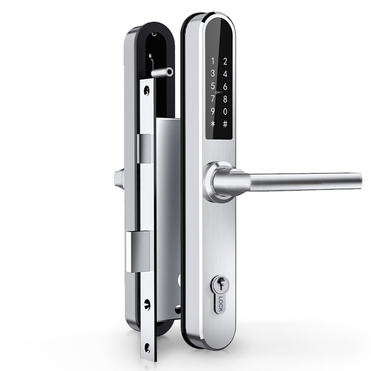 Розумний дверний замок SEVEN LOCK SL-7761B EN silver