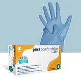 Рукавички нітрилові Pura Comfort Blue AMPri, фото 3