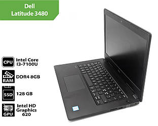 Ноутбук Dell Latitude 3480 (14.0" / Intel Core I3-7100U / 8GB / SSD 120 GB)