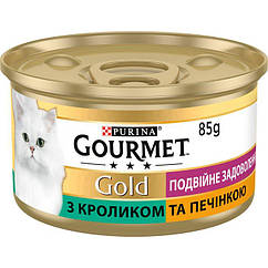 Gourmet Gold з крол,печін.Шмат у підл.Конс/кот 85г