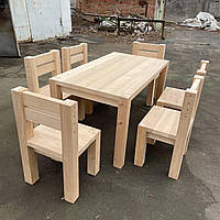 Комплект деревянной мебели стол + 6 стульев Альфа