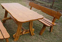 Стол обеденный деревянный для беседки и кафе Мечта 1,8м
