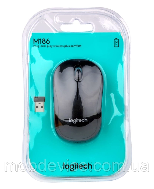 Бездротова оптична Мишка Logitech M186