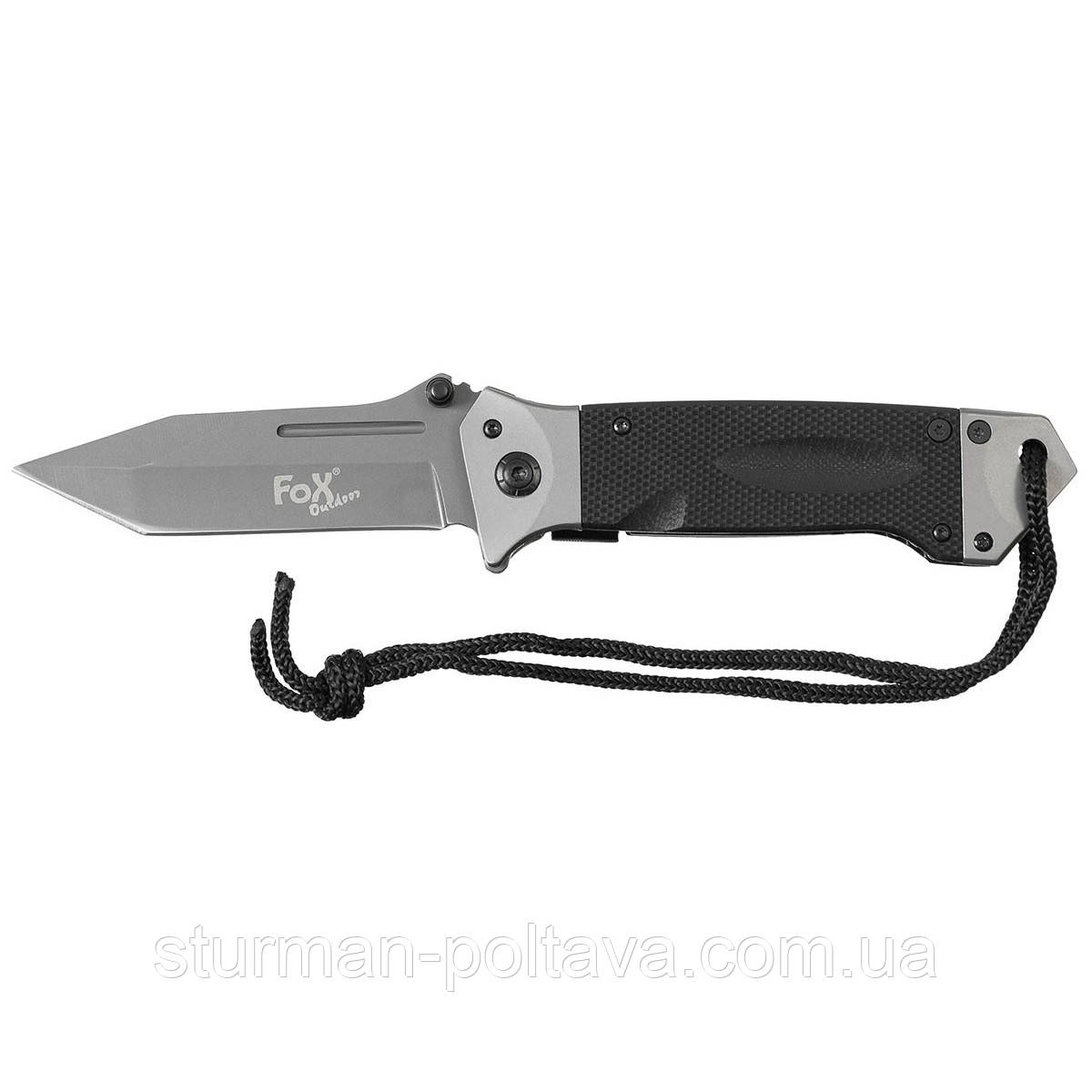 Ніж складаний армійський TASCHENMESSER DA35 SCHWARZ MFH Німеччина, фото 1