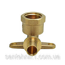 Куточок натяжний Raftec установлювальний ВР 16x1/2" (водорозетка) PVV1601, фото 5