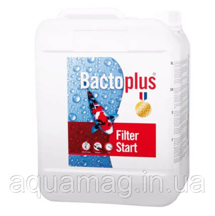 Бактерії для запуску та підтримки ставка Bactoplus Filter Start 5 л, нітрифікуючі бактерії для водойми, УЗВ, фото 1