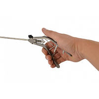 Иглодержатель с пистолетообразной рукояткой (бранши изогнутые влево) 5*330