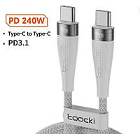Дата кабель Toocki USB C, 240W, 2м.