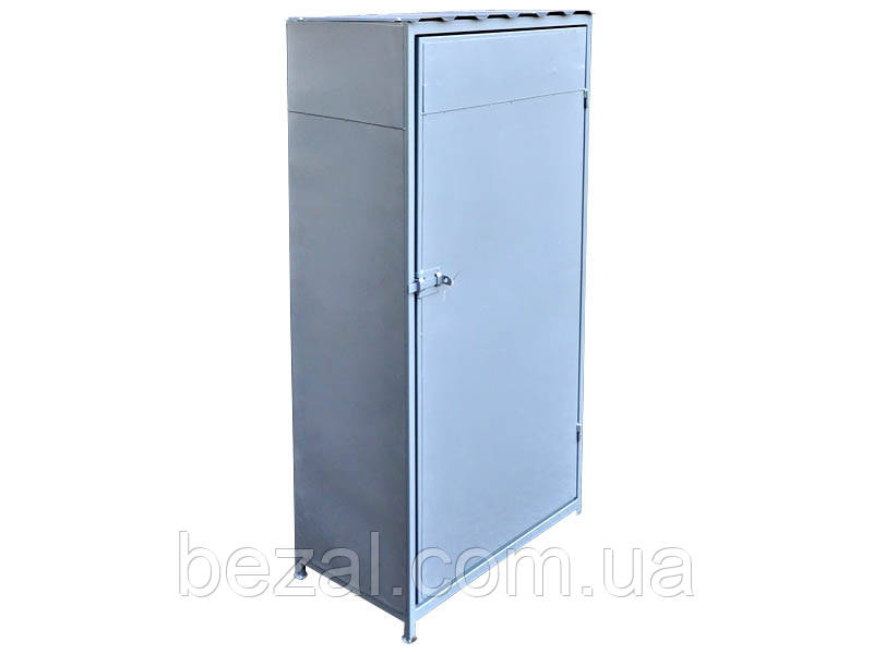 Шкаф для двух баллонов с пропаном серый Kompred OL646 - фото 2 - id-p1817918887
