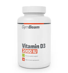 Вітамін D3 GymBeam - Vitamin D3 - 120 капс