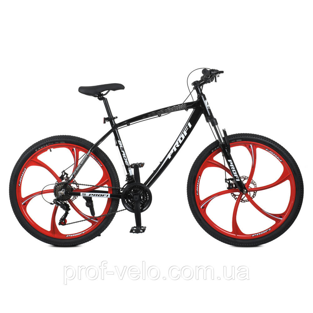 Велосипед спортивний 26"-19" Profi BLADE 26.2B чорний