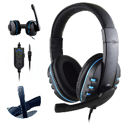 Геймерські дротові навушники для ПК і Консолей / Закриті навушники для / Ігрові навушники з мікрофоном