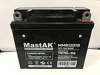 Аккумулятор мото МВВ1207В 12V 7Ah Mastak