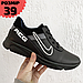 Кросівки дитячі на хлопчика шкіряні чорні Nike 39-40 розмір, Кросівки дитячі на хлопчика шкіряні, фото 3
