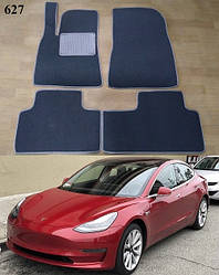 Ворсові килимки на Tesla Model 3 '17-