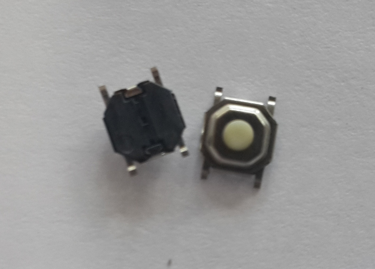 Кнопка тактова 4x4x1,7 mm SMD 4pin пластик