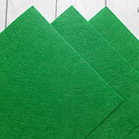 Фетр Китай Зелений Жорсткий (54) 1 мм 40 на 50 см