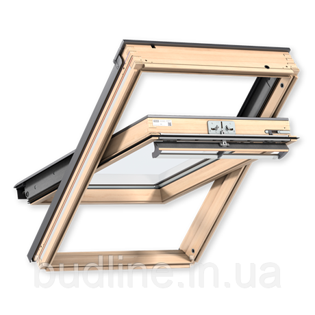 Мансардне двокамерне вікно Velux Стандарт Плюс GLL 1061 (ручка зверху) 940, 1400