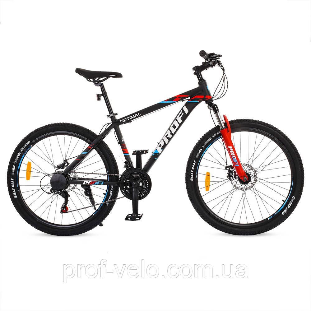 Велосипед 26" Profi OPTIMAL чорно-червоний
