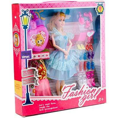 Лялька з платтями та аксесуарами в коробці 30 см для дівчаток, фото 2