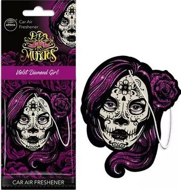 Ароматизатор автомобільний Aroma Car Dia De Los Muertos, Violet Diamond Girl, фото 1