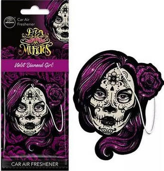 Ароматизатор автомобільний Aroma Car Dia De Los Muertos, Violet Diamond Girl